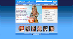 Desktop Screenshot of fatpeoplemeet.com
